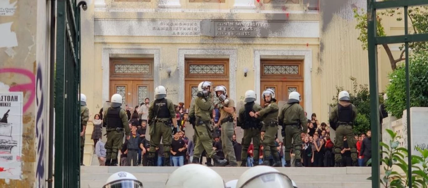 ΑΣΟΕΕ: Δύο αστυνομικοί τραυματίες και τρεις προσαγωγές